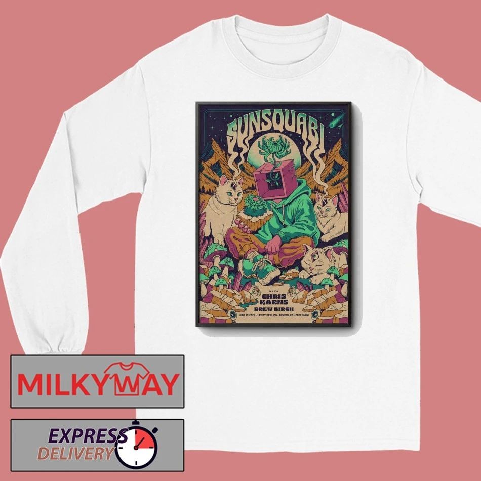 Sunsquabi Denver CO On June 13 2026 Poster shirt