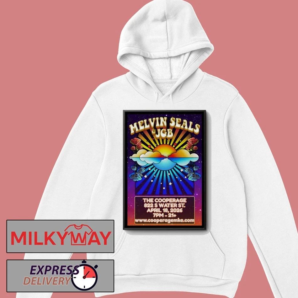 Melvin Seals And JGB 4.18.2026 Milwaukee WI Poster shirt