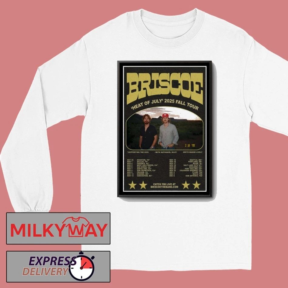 Briscoe Indie Folk Music Poster shirt
