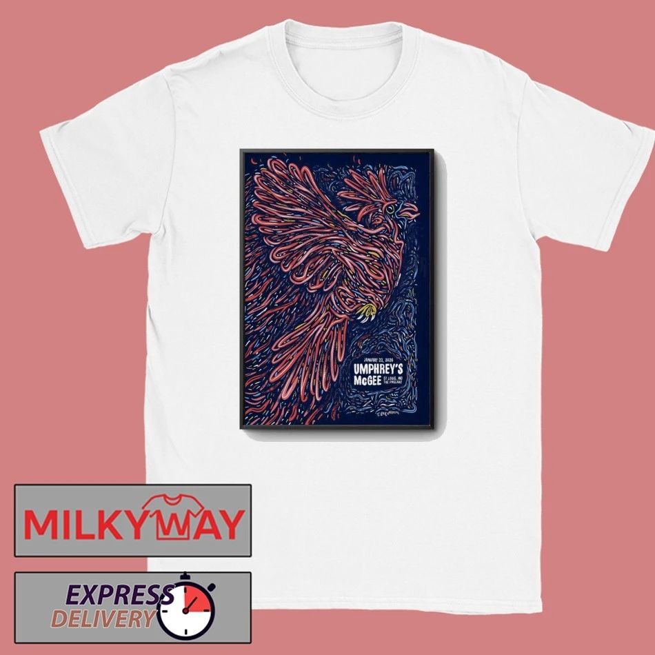 Umphrey’s McGee Jan 22 2026 The Pageant in St. Louis MO Poster shirt
