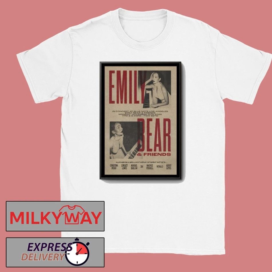 Emily Bear And Friends Los Angeles, CA Poster shirt