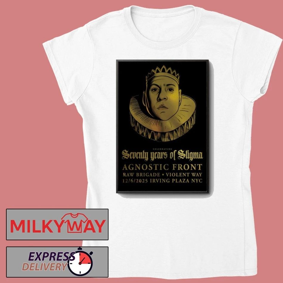 Agnostic Front Event NYC On Dec 6 2025 Poster shirt