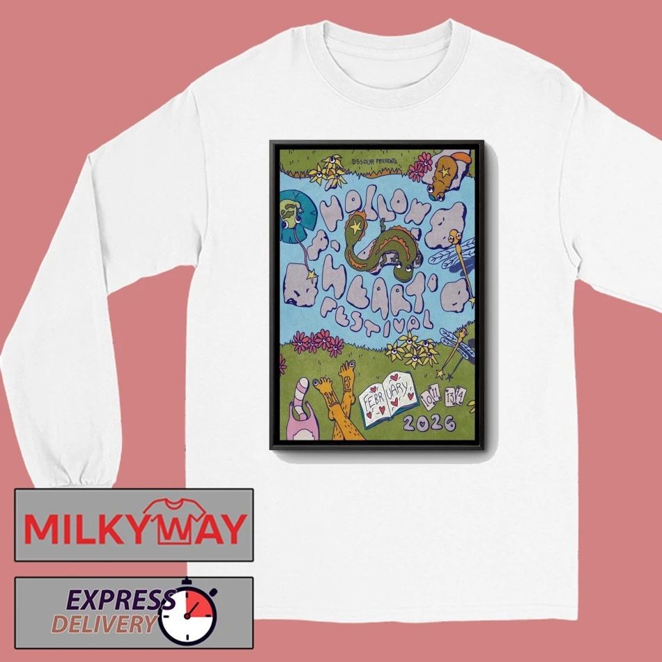 Hollow Heart Festival Asheville NC On February 10-14 2026 Poster shirt