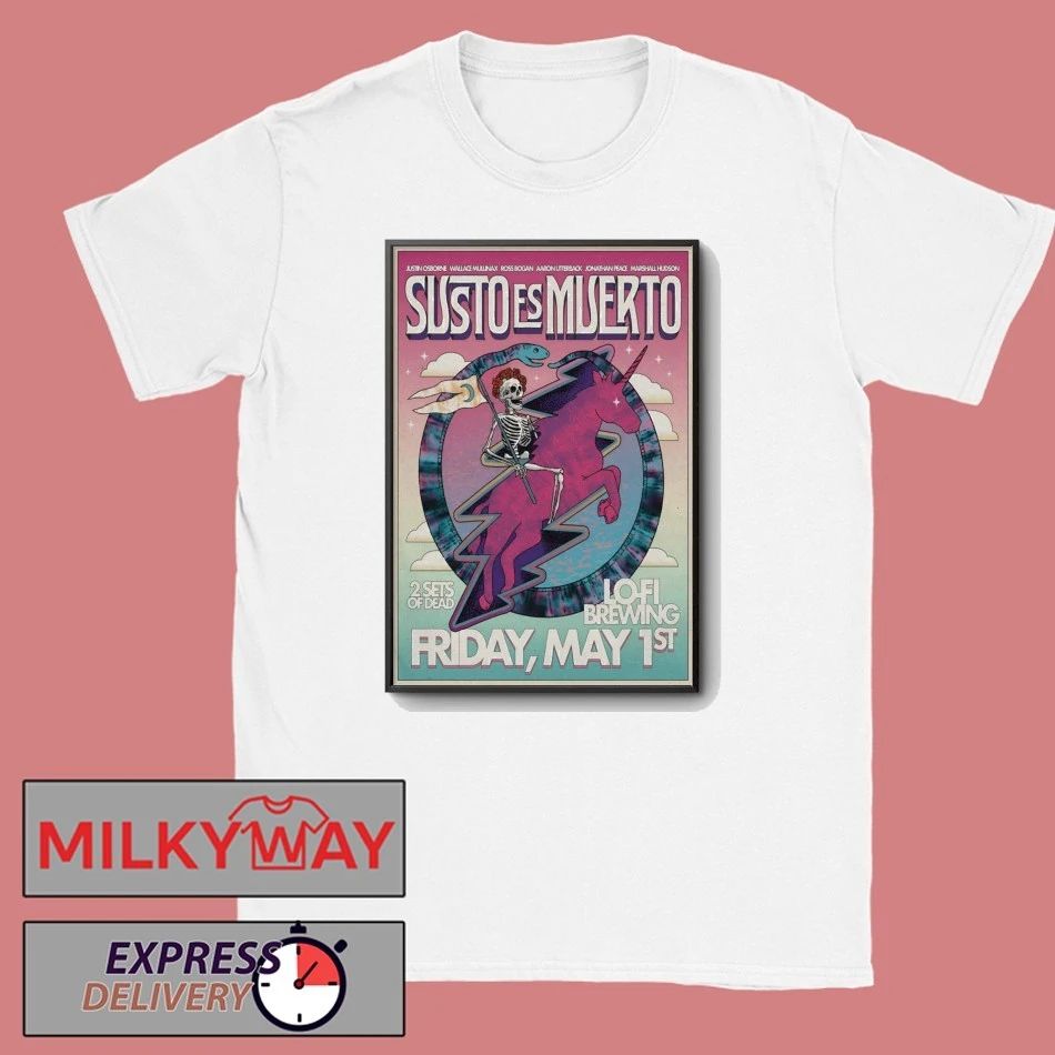 Susto Es Muerto Lofi-Brewing In Charleston SC May 1 2026 Poster shirt