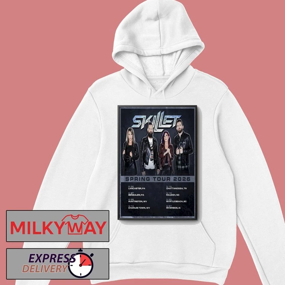Skillet Poster Spring 2026 Shows shirt