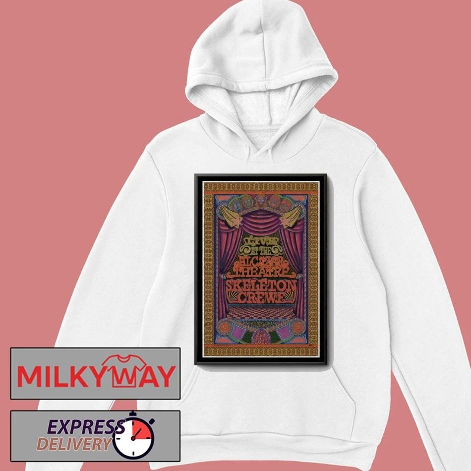 Skeleton Crewe Nov 7 2025 Carpinteria California Poster shirt