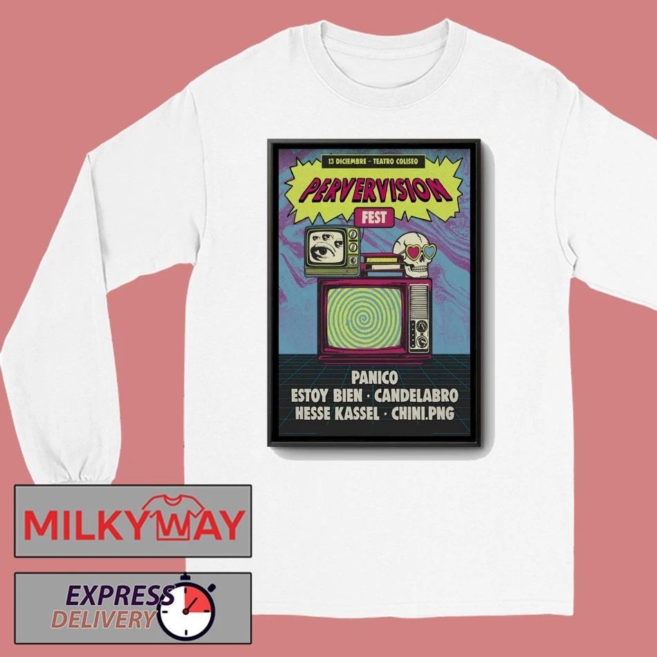 Pervervision Fest 12.13.2025 Teatro Coliseo In Santiago Chile Poster shirt
