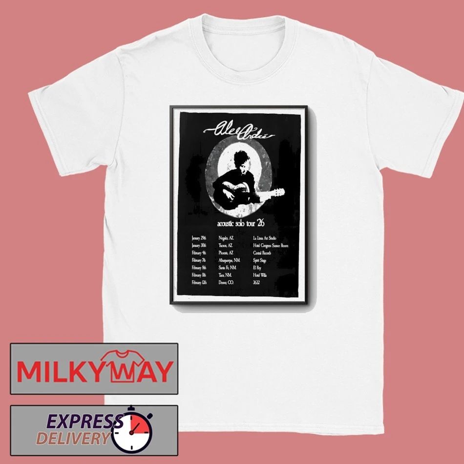 Alec André Ruvalcaba Acoustic Solo 2026 Shows Poster shirt