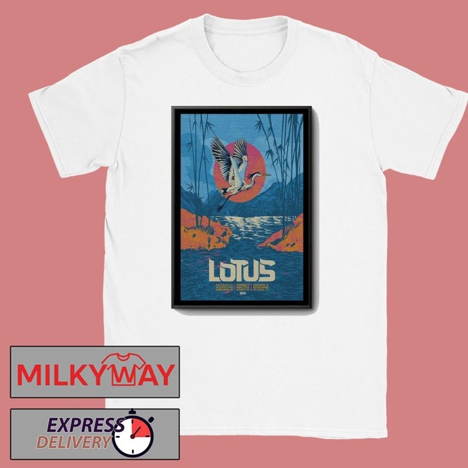 Lotus Tour November 2025 Poster shirt