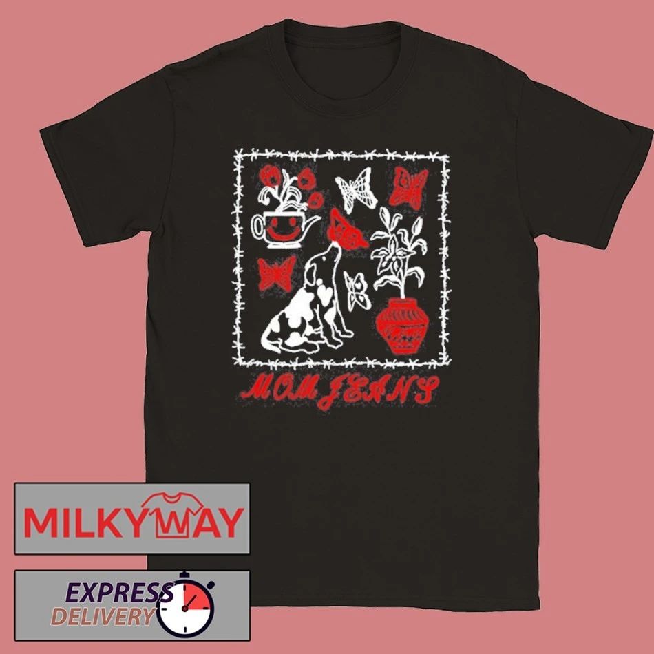 Mom Jeans Butterfly Puppy shirt