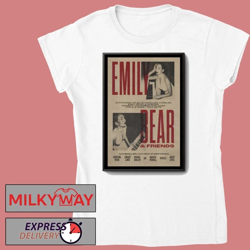 Emily Bear And Friends Los Angeles, CA Poster shirt
