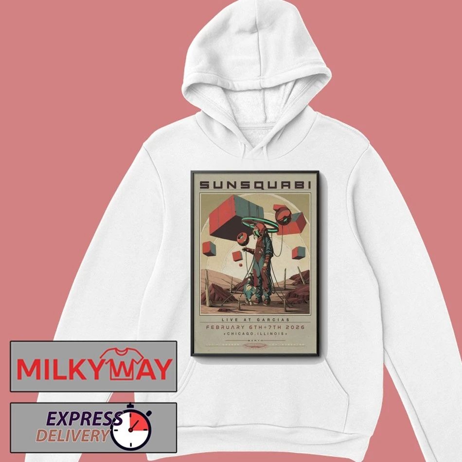 Sunsquabi Feb 6-7 2026 In Chicago IL Poster shirt