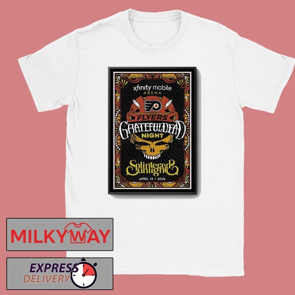 Grateful Dead Night at the Flyers on April 14th in Philadelphia, PA Poster shirt