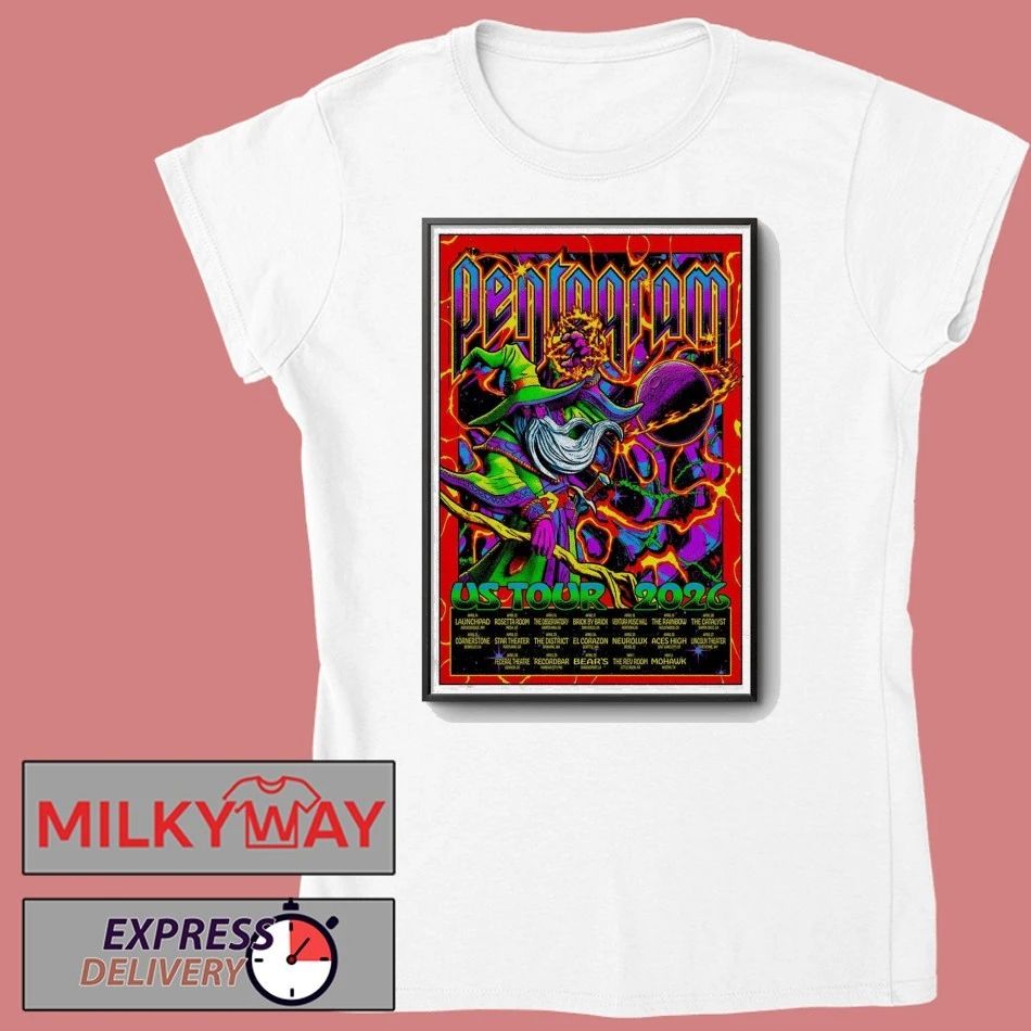 Pentagram US Tour 2026 Poster shirt