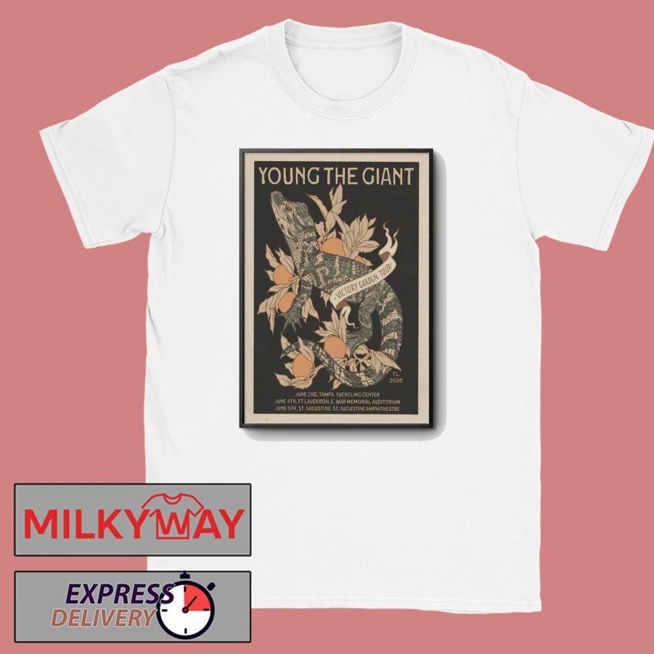 Young The Giant FT Lauderdale FL Jun 4 2026 Poster shirt