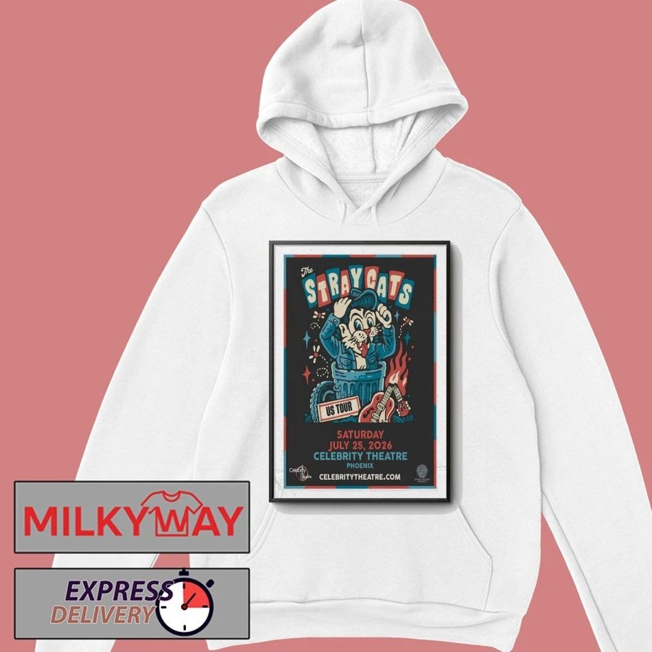 Poster The Stray Cats At Celebrity Theatre In Phoenix, AZ On Jul 25, 2026 shirt