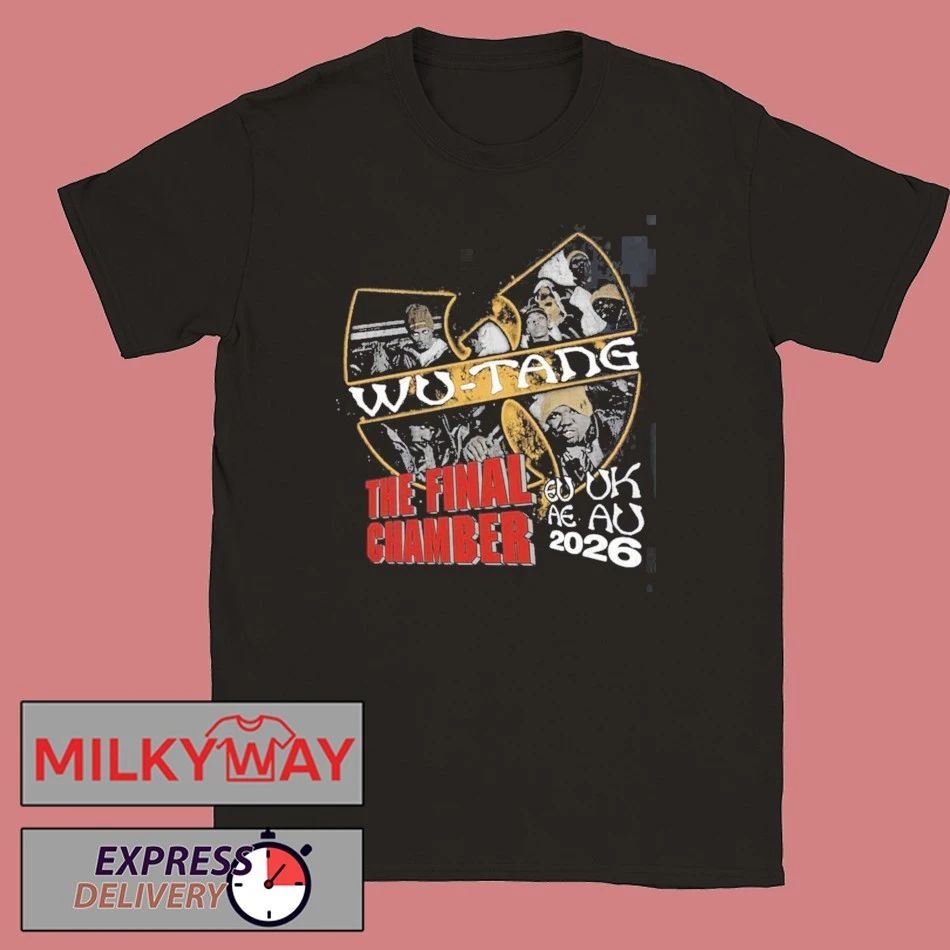 Wu Tang Clan The Final Chamber 2026 Tour Merch Chessboxing Across The Earth International T-Shirt