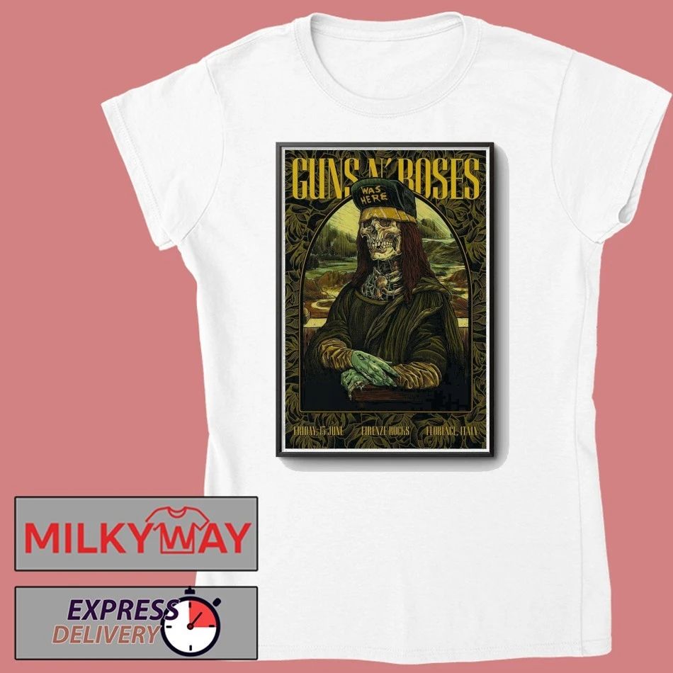 Guns N’ Roses Poster Florence , Italy June 15 2026 shirt