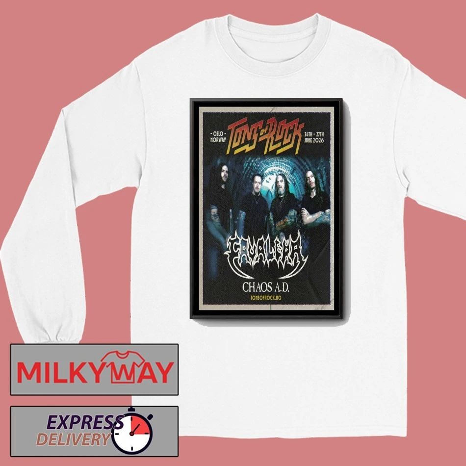 Tons Of Rock June 24 27 2026 Oslo Norway Poster shirt