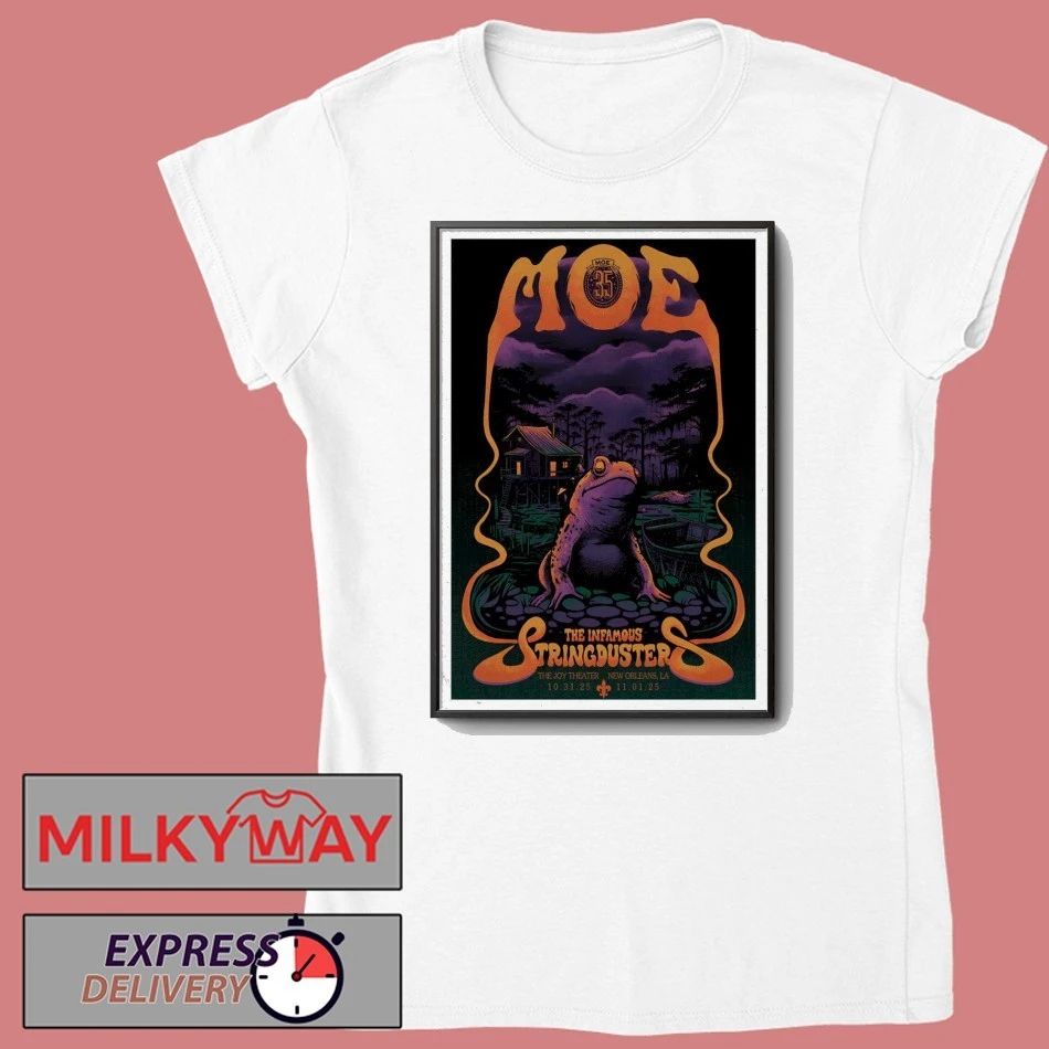 Moe New Orleans, LA Tour Oct 31 & November 1, 2025 shirt
