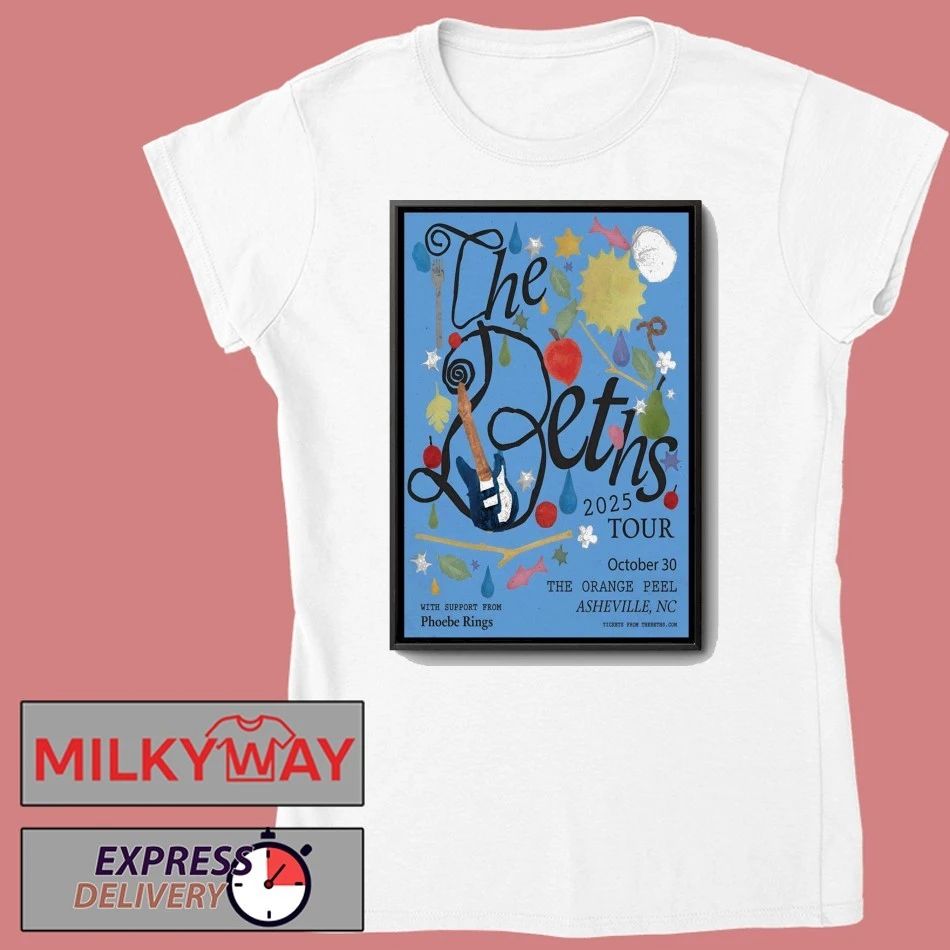The Beths In Asheville NC On Oct 30 2025 Poster shirt