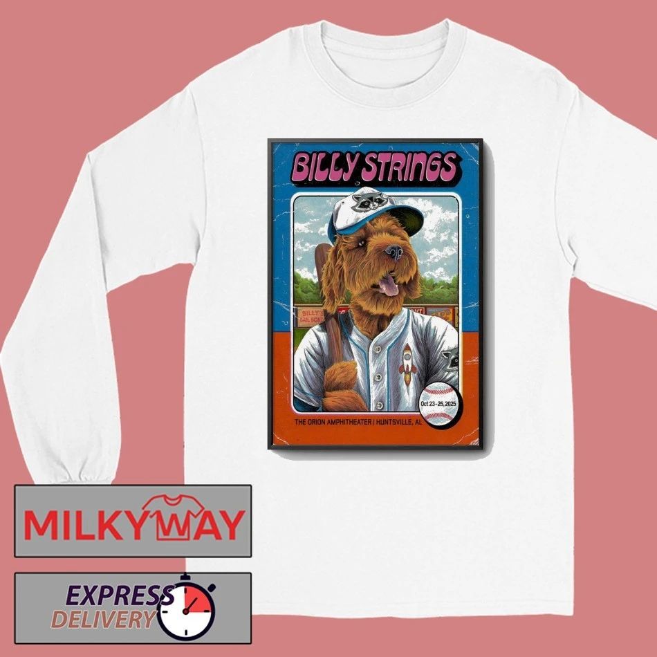 Billy Strings Huntsville Tour On Oct 23-25 2025 Poster shirt