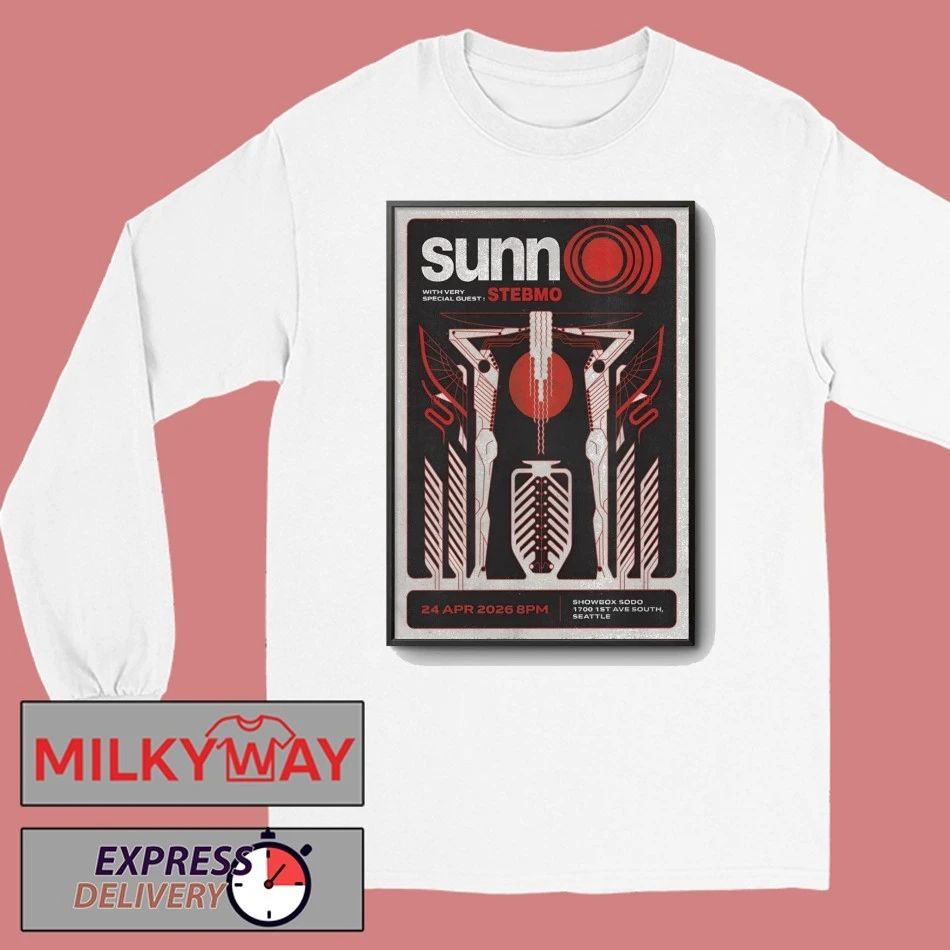 SUNN O))) Apr 24 2026 In Seattle WA Poster shirt