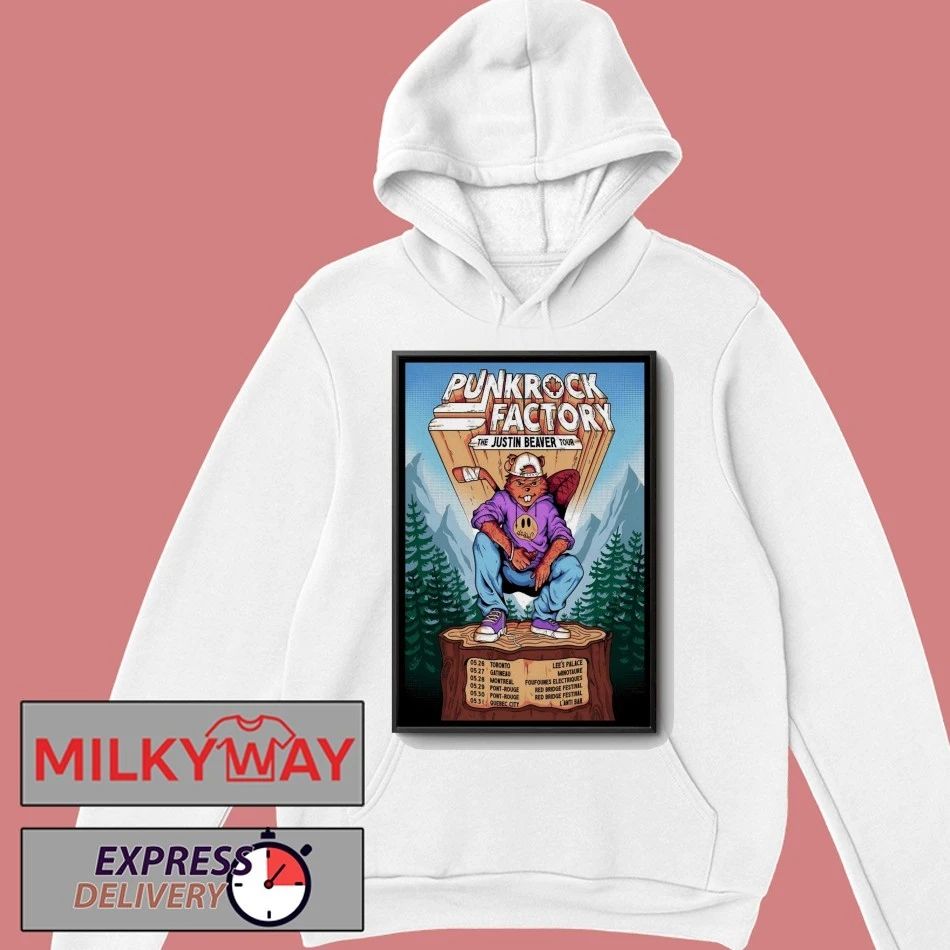 Punk Rock Factory 2026 The Justin Beaver Tour Poster shirt