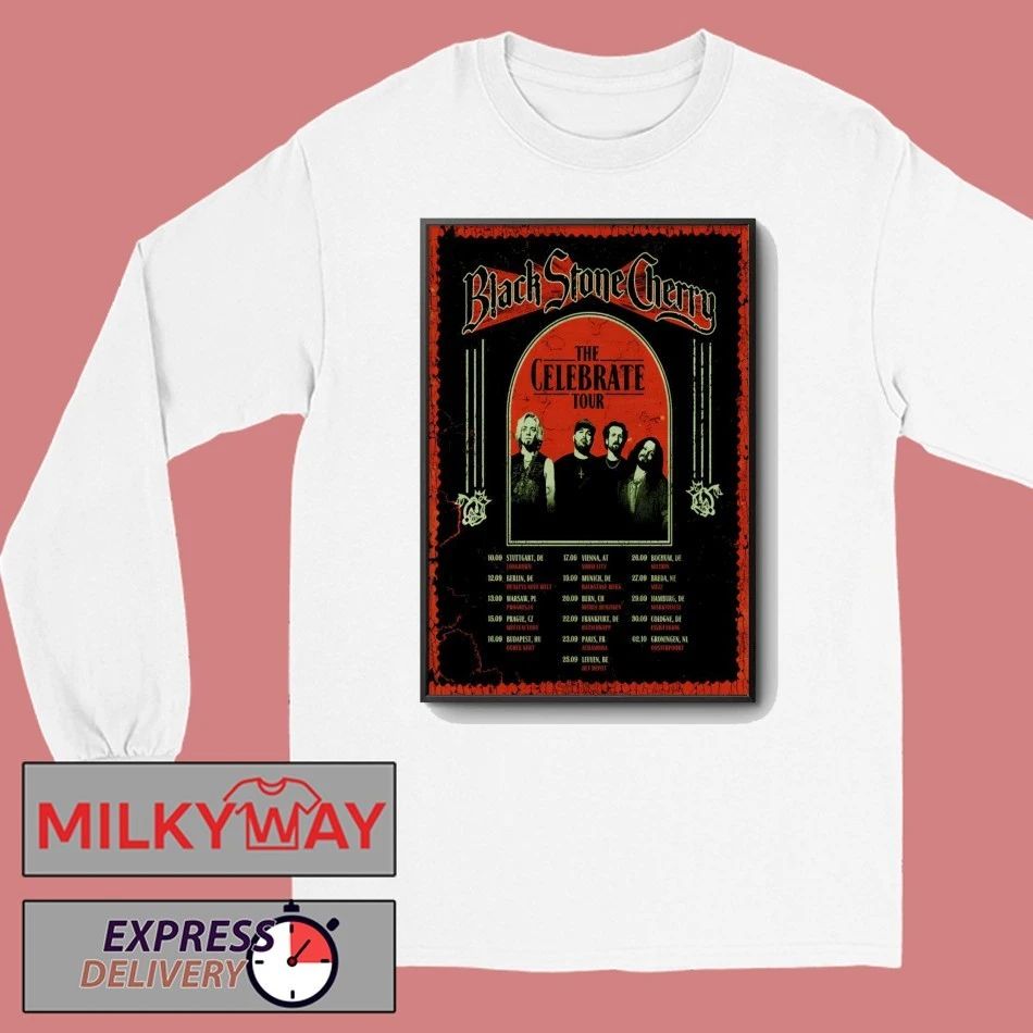 Poster Black Stone Cherry The Celebrate Tour 2026 shirt