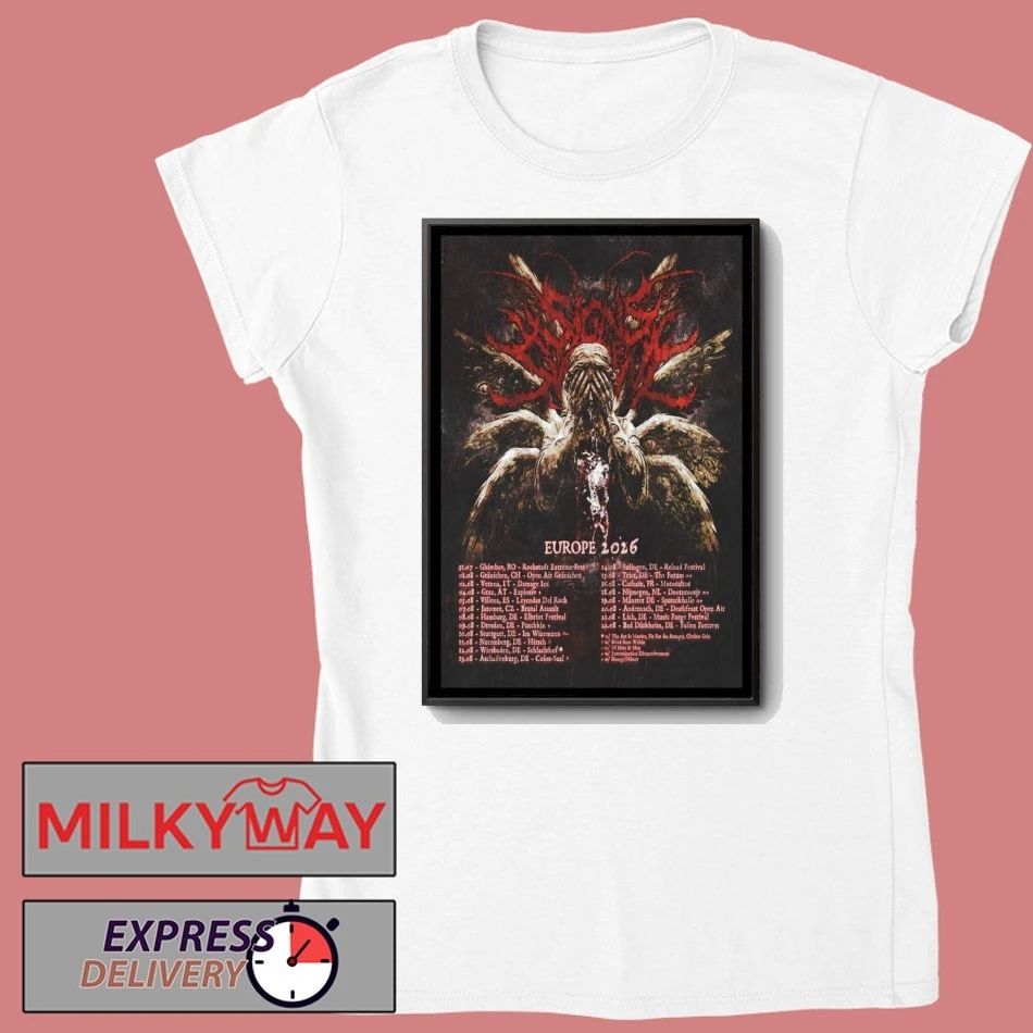 Signs Of The Swarm Europe 2026 Tour Poster shirt