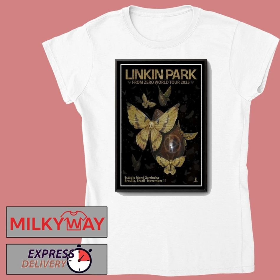 Linkin Park November 11 2025 Brasilia, Brazil Poster shirt