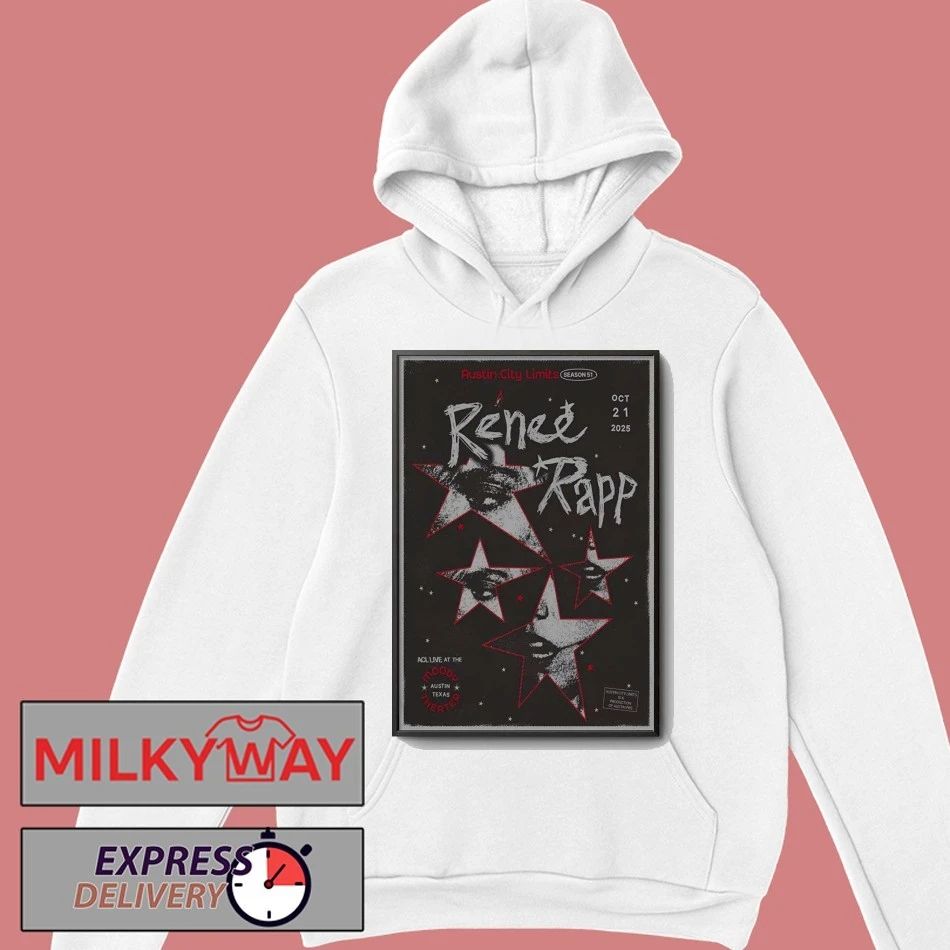Renee Rapp Oct 21 2025 Austin City Limites Show Poster shirt