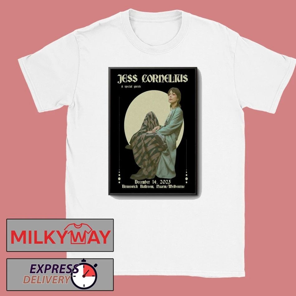 Jess Cornelius 12 14 2025 Brunswick Ballroom in Brunswick VIC Poster shirt