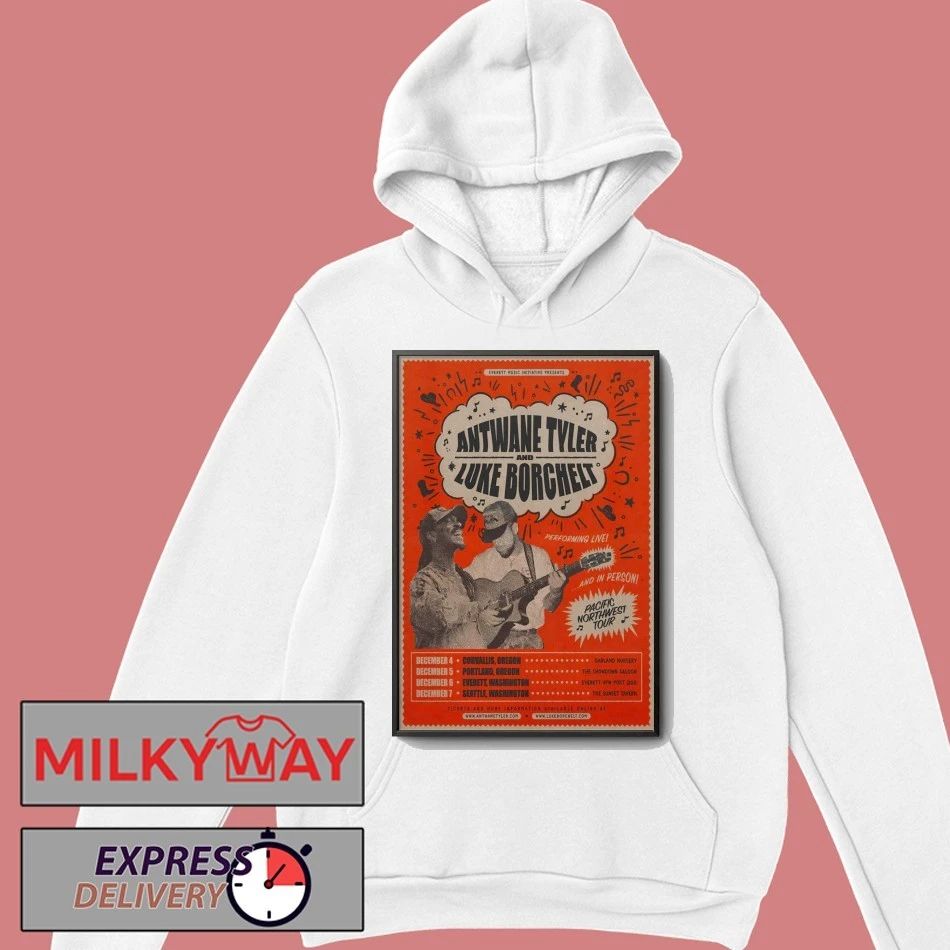 Antwane Tyler And Luke Borchelt Pacific Northwest 2025 Tour Poster shirt