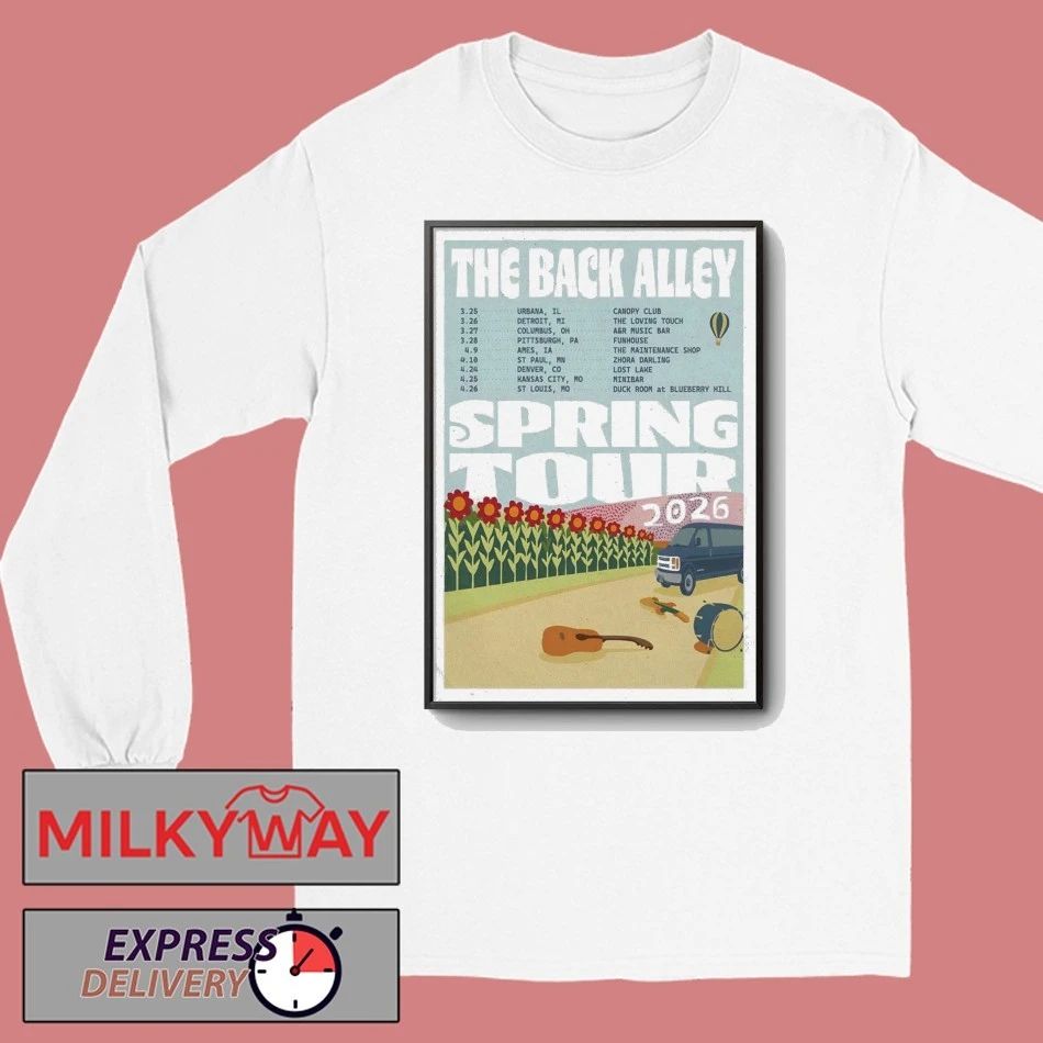 The Back Alley Tour Spring 2026 Poster shirt