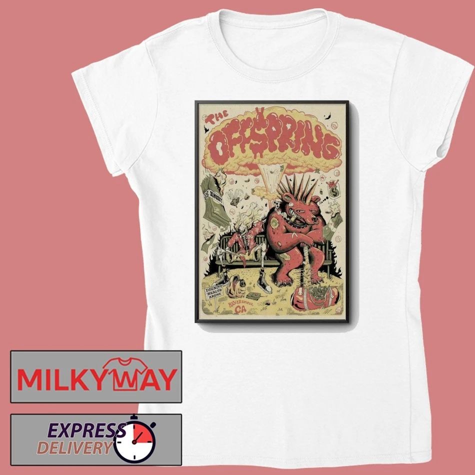 The Offspring Jan 16 2026 Dignity Health Arena Bakersfield CA Poster shirt