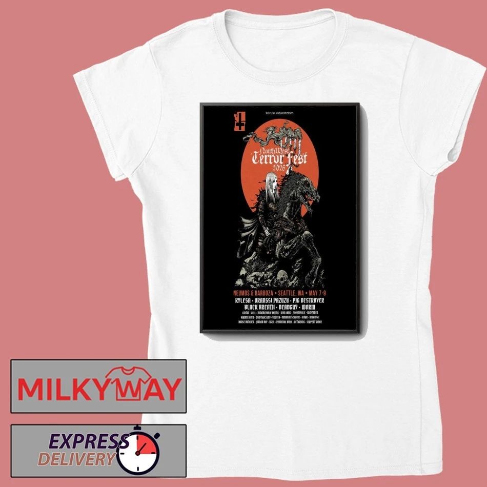 Northwest Terror Fest Event Seattle On May 7-9 2026 Poster shirt