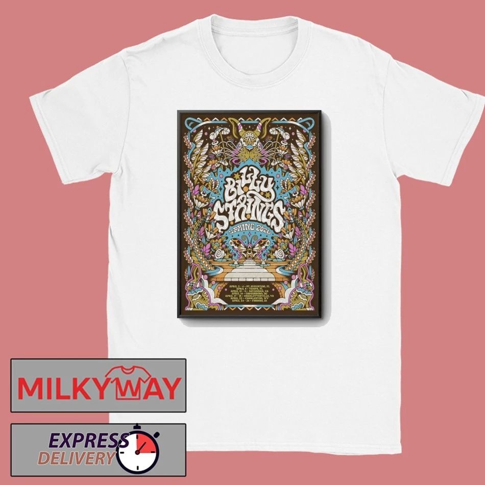 Billy Strings Spring April 2026 Tour Poster shirt