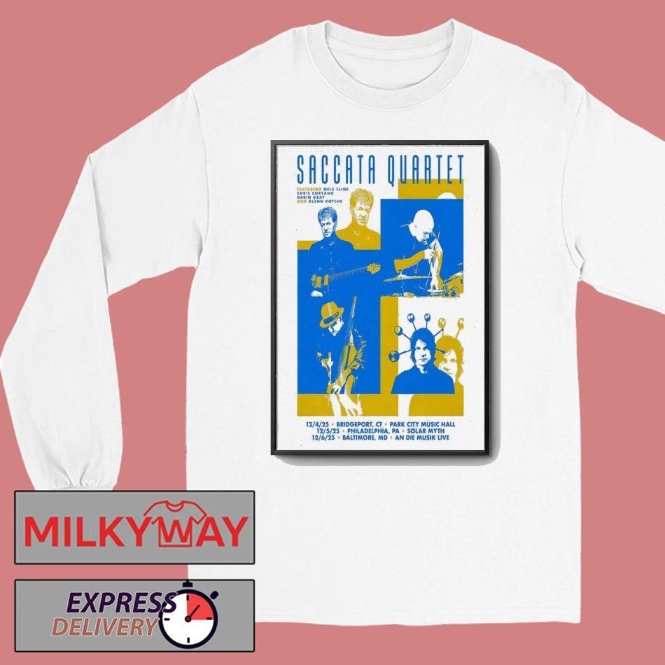 Saccata Quartet Dec 4 2025 Park City Music Hall In Bridgeport CT Poster shirt