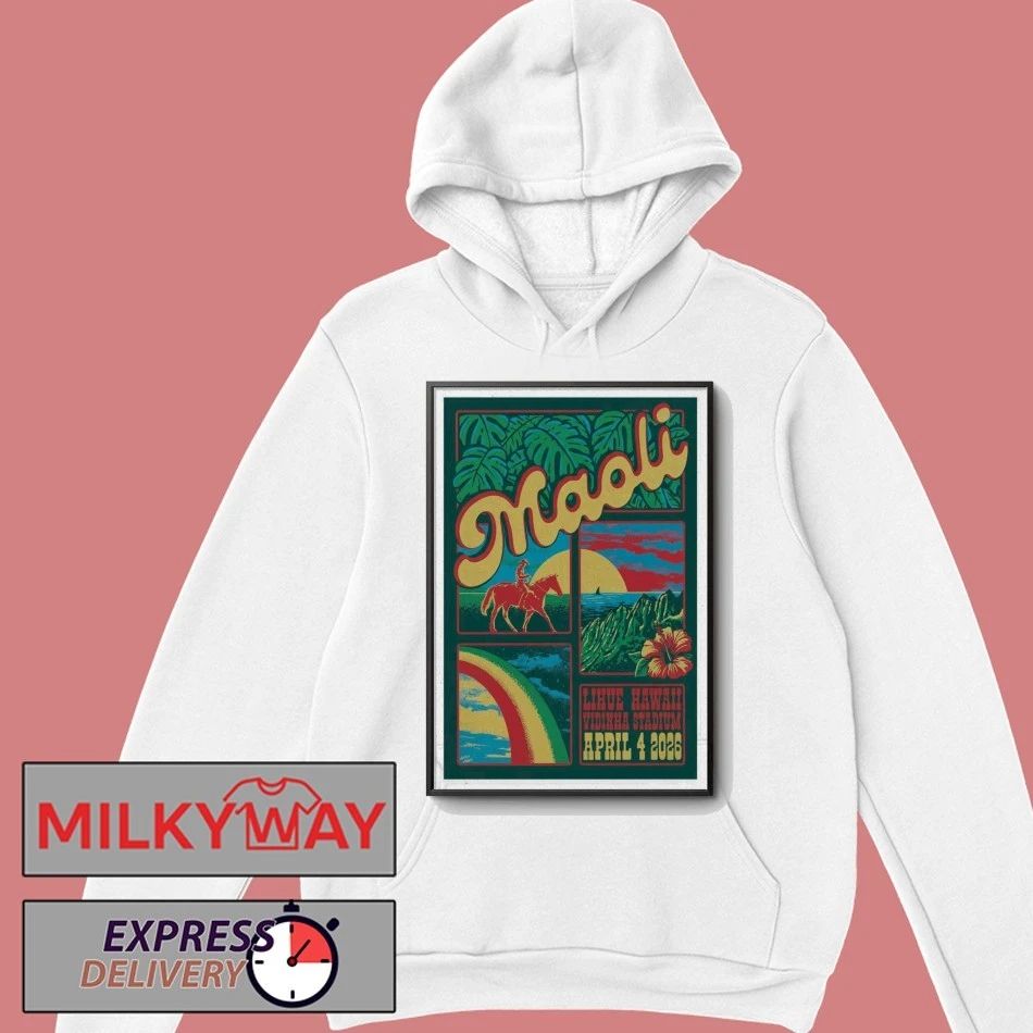 Maoli concert Lihue, Vidinha Stadium, Apr 04, 2026 Poster Limited shirt
