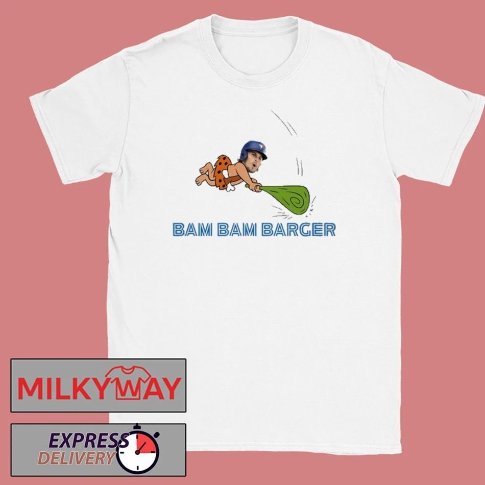 Davis Schneider Wearing Bam Bam Barger Shirt