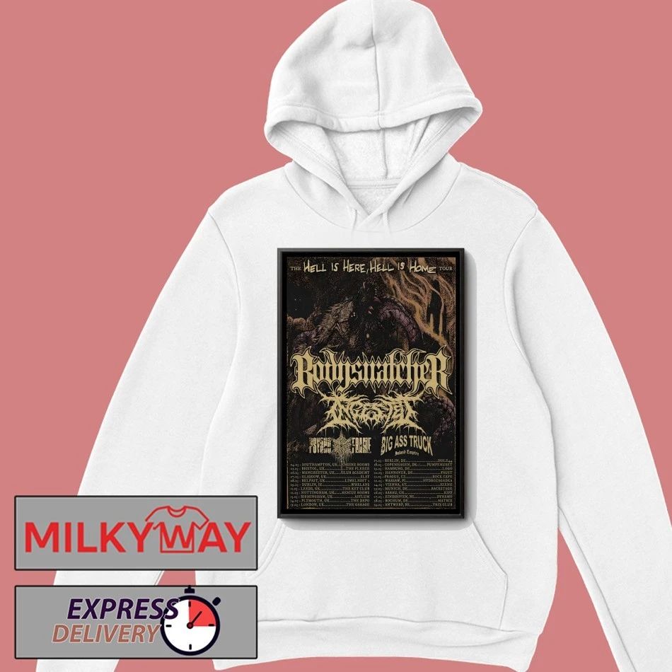 Bodysnatcher The Hell Is Here, Hell Is Home Tour 2026 Poster shirt