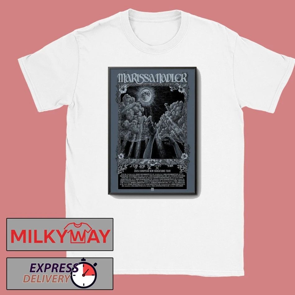 Marissa Nadler European 2025 New Radiations Tour Poster shirt