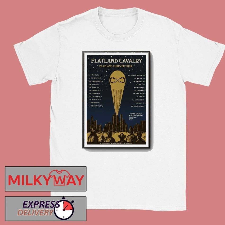 Flatland Cavalry Flatland Forever Tour 2025 Poster shirt