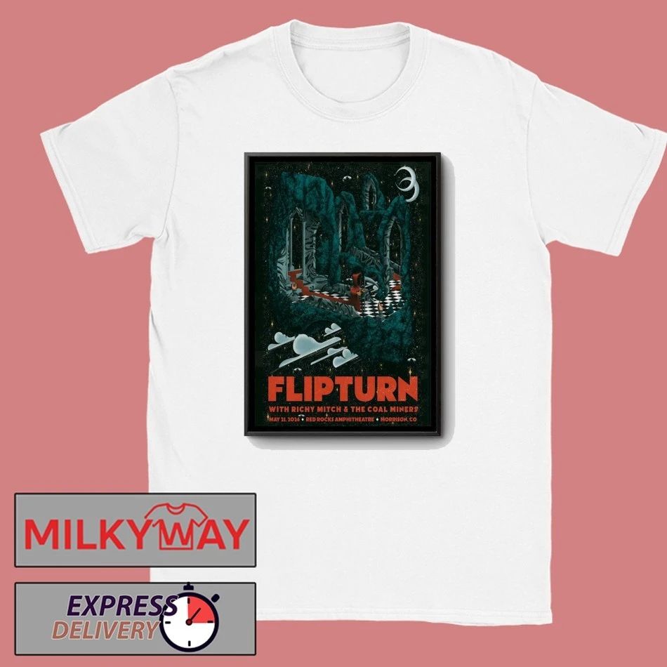 FlipTurn May 21 2026 Red Rocks Amphitheatre Morrison CO Poster shirt