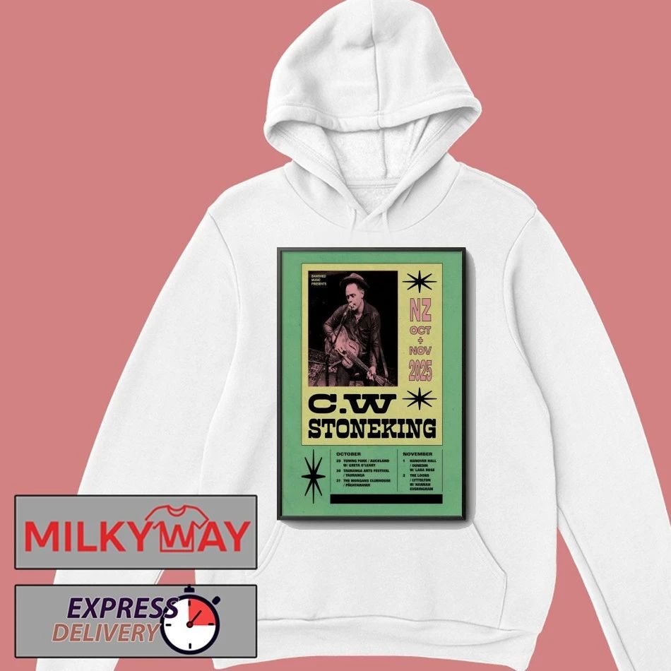 C.W. Stoneking NZ Oct And Nov 2025 Shows Poster shirt