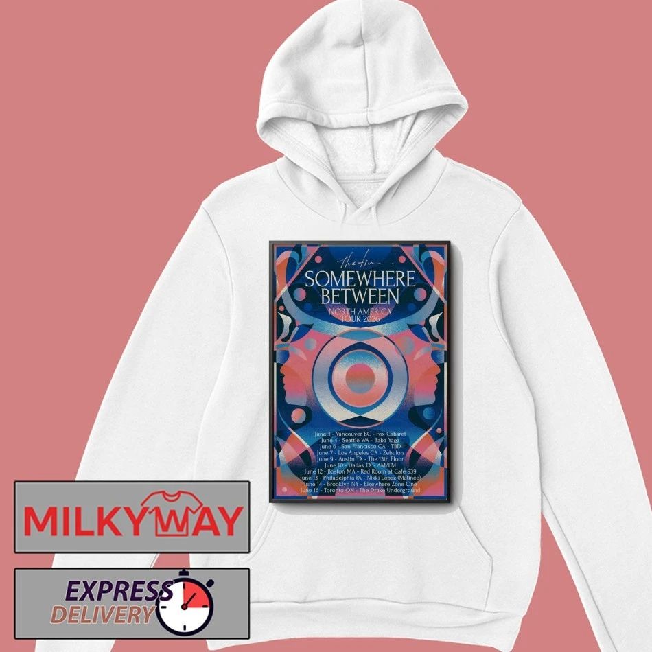 Somewhere Between 2026 North America Tour Poster shirt
