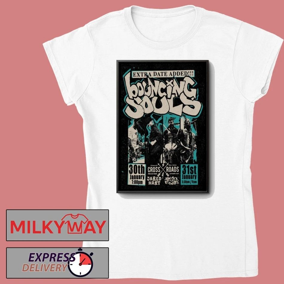 The Bouncing Souls Jan 30-31 2026 Crossroads In Garwood NJ Poster shirt