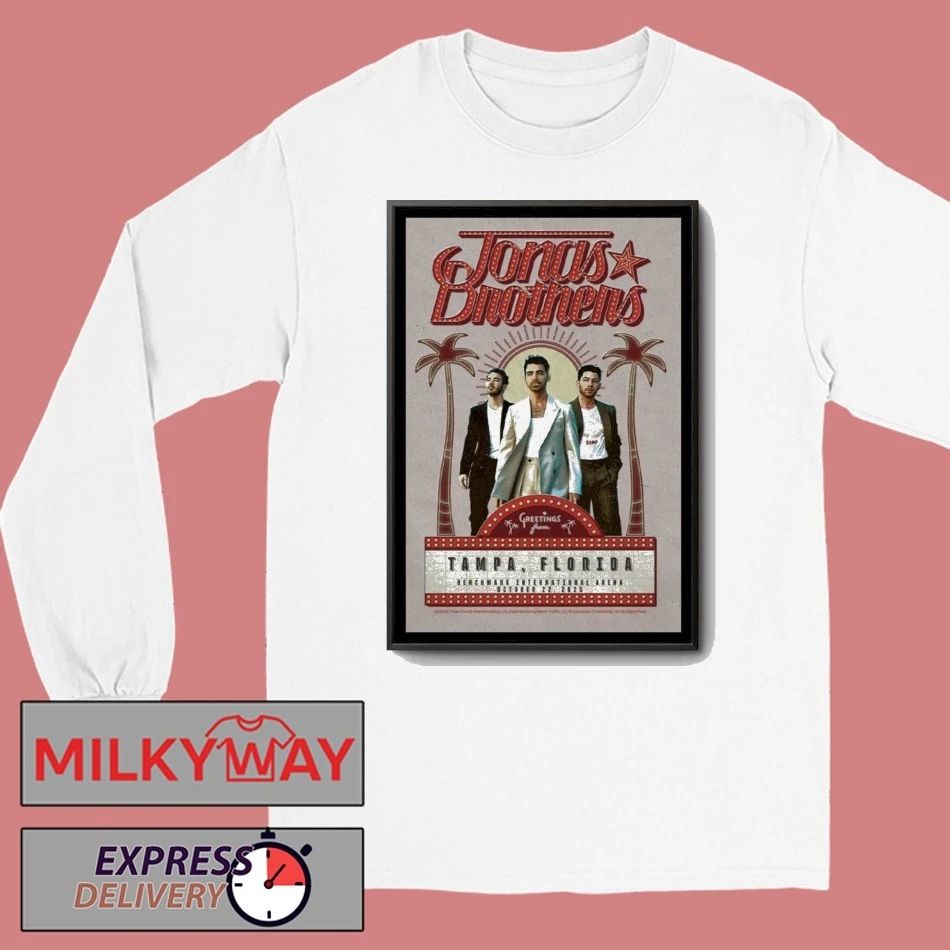 Jonas Brothers October 22 2025 Amalie Arena, Tampa, FL Poster shirt