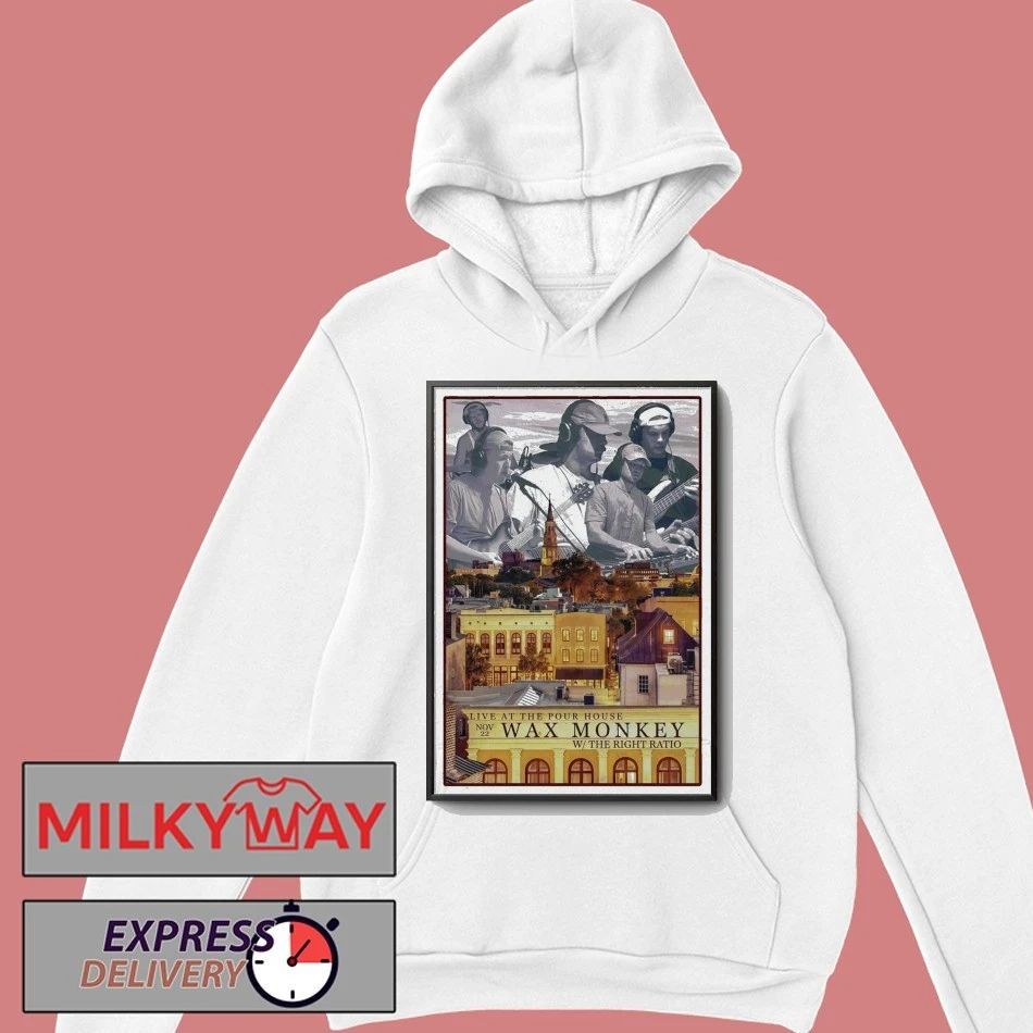 Wax Monkey Nov 22 2025 Charleston Tour Poster shirt